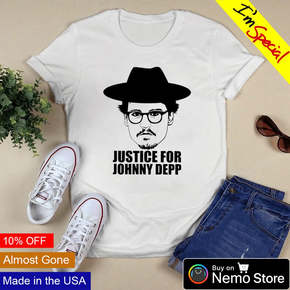 Justice for Johnny Depp - Adult & Kids T-Shirts, Sweatshirts & Hoodies apparel design preview 3
