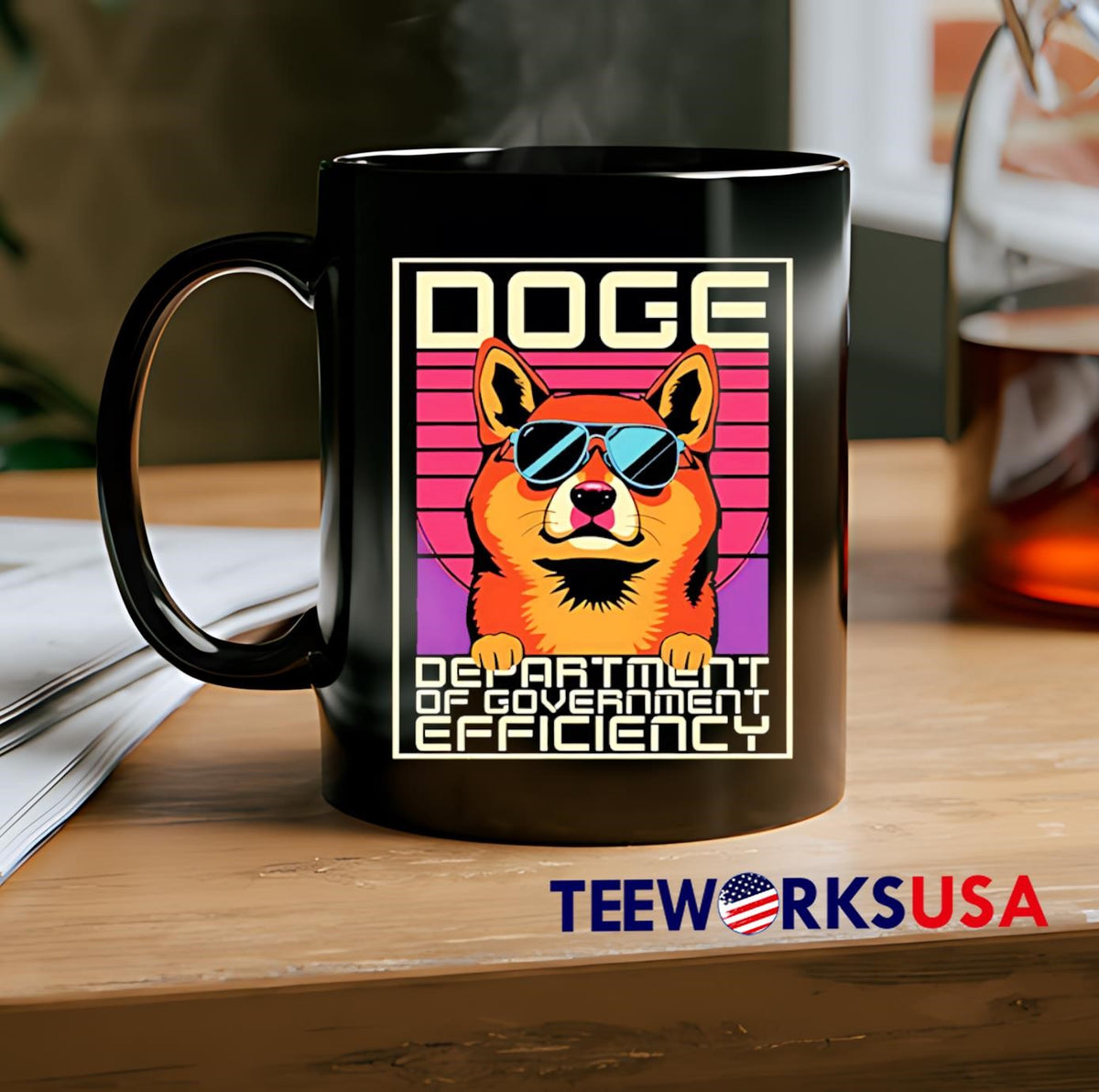 Doge Department Of Government Efficiency vintage - Adult & Kids T-Shirts, Sweatshirts & Hoodies apparel design preview 2