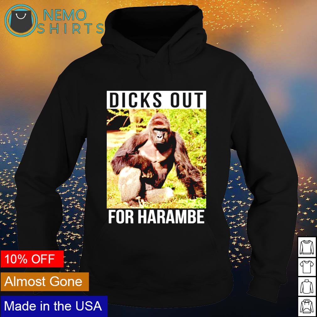 Dicks out for harambe - Adult & Kids T-Shirts, Sweatshirts & Hoodies apparel design preview 2
