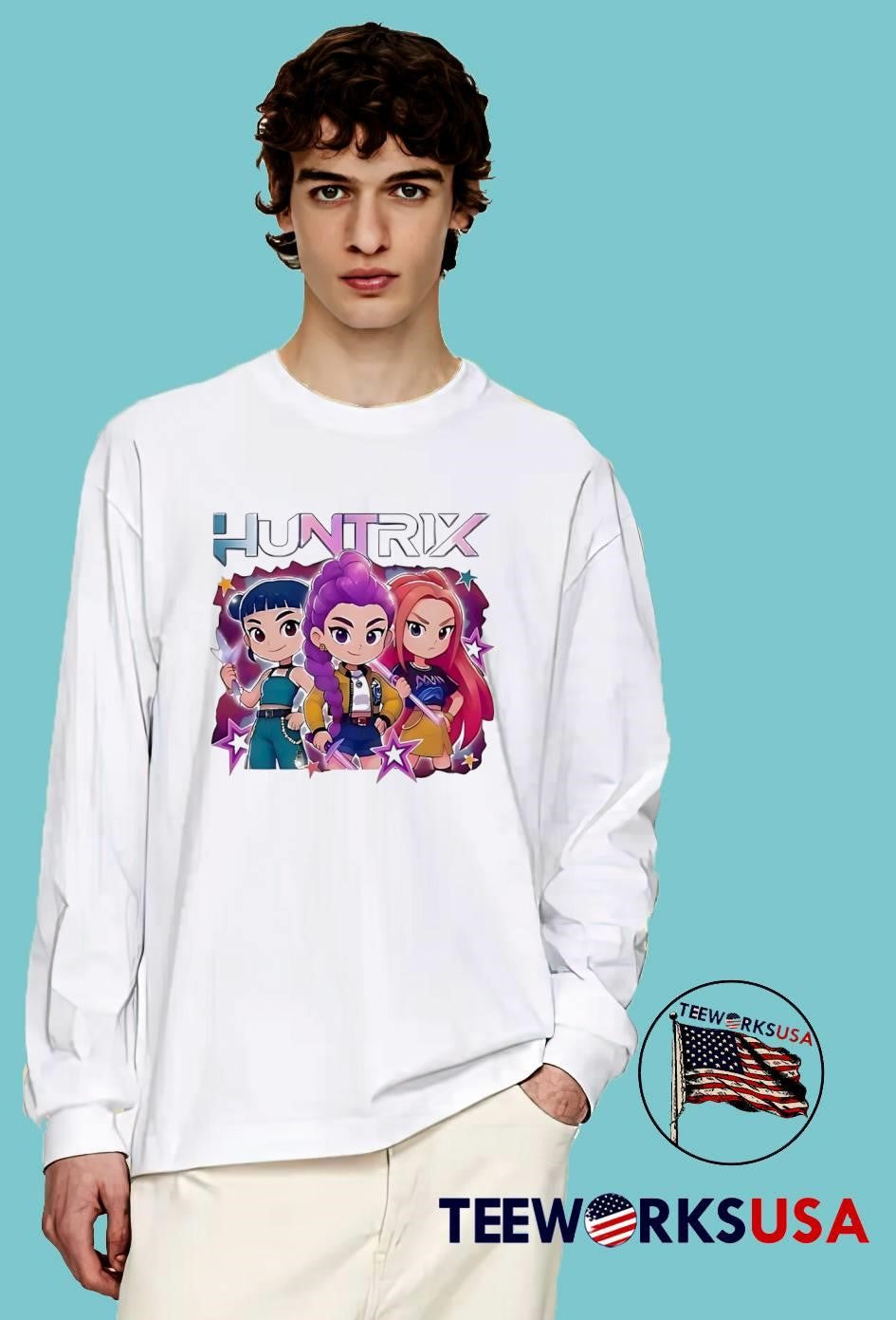 Huntrix Girlgroup Mira Rumi Joey Kpop Demon Hunters - Adult & Kids T-Shirts, Sweatshirts & Hoodies apparel design preview 4