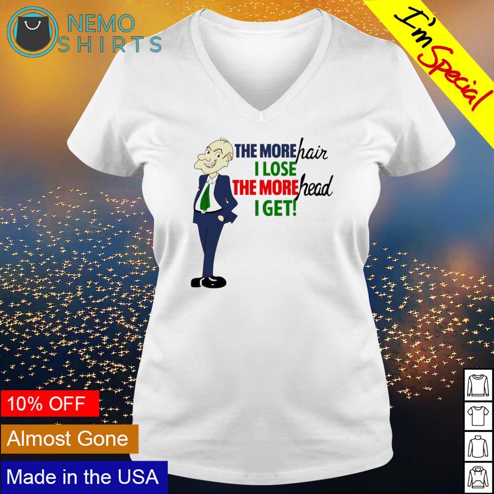 The more hair I lose head get - Adult & Kids T-Shirts, Sweatshirts & Hoodies apparel design preview 5