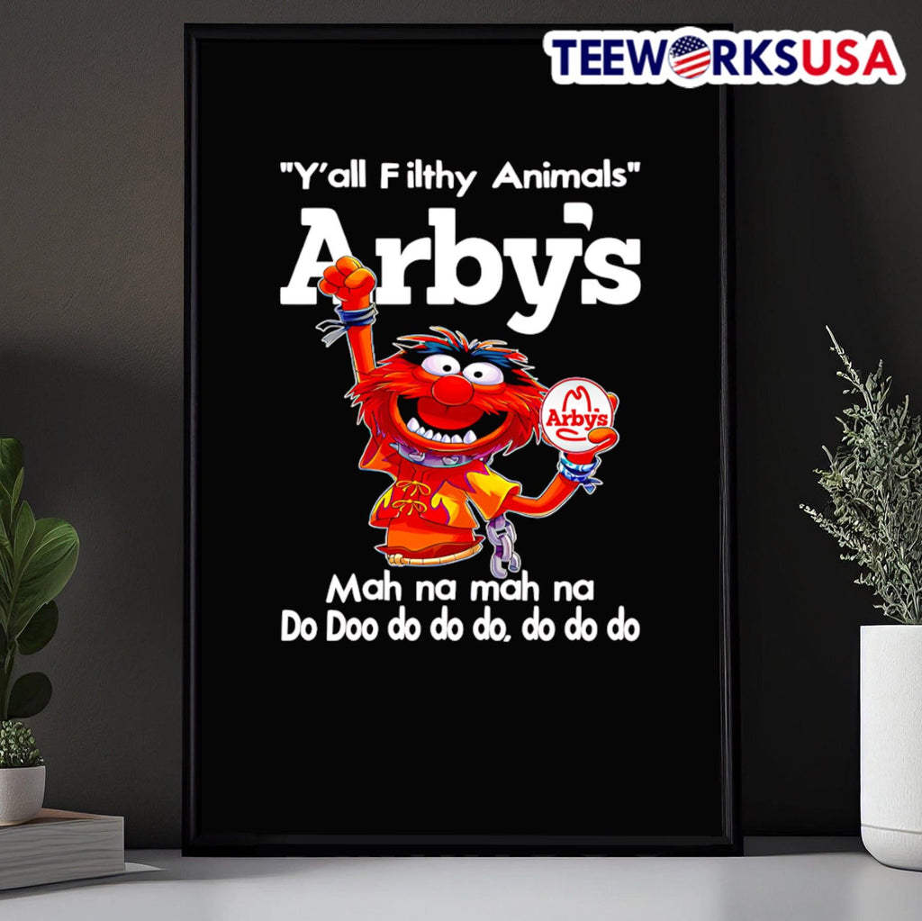 Animal muppet y'all filthy Animals Arby's mah na - Adult & Kids T-Shirts, Sweatshirts & Hoodies apparel design preview 5