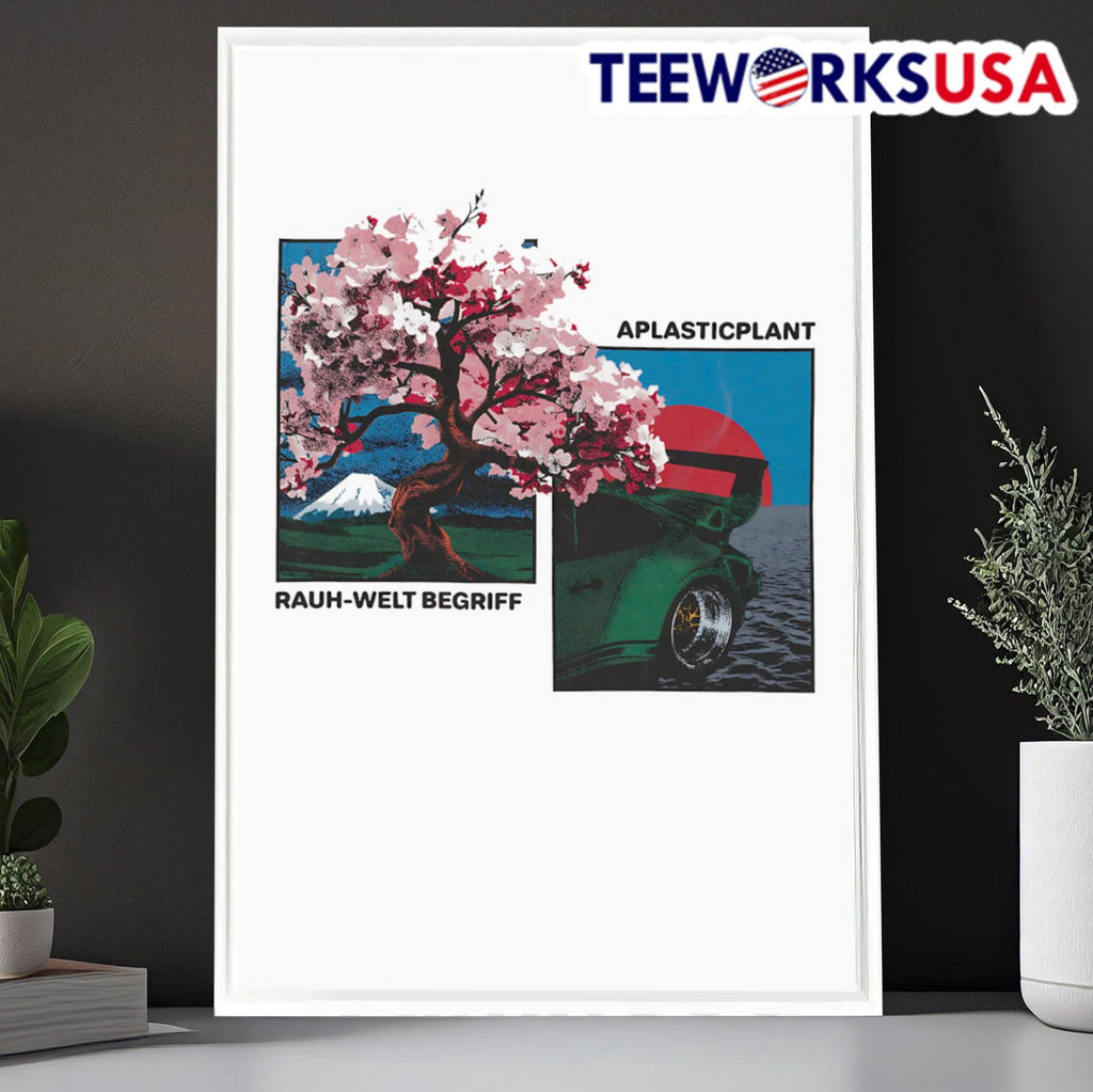 Rauh-welt begriff x aplasticplant cherry blossom - Adult & Kids T-Shirts, Sweatshirts & Hoodies apparel design preview 6