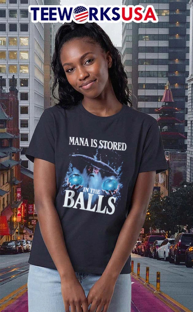Mana Stored in Balls - Adult & Kids T-Shirts, Sweatshirts & Hoodies apparel design preview 2