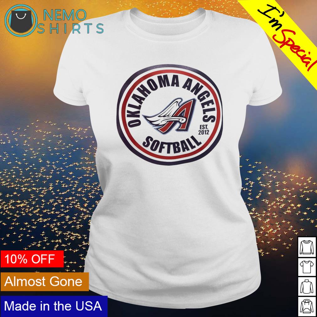 Oklahoma Angels softball est 2012 - Adult & Kids T-Shirts, Sweatshirts & Hoodies apparel design preview 3
