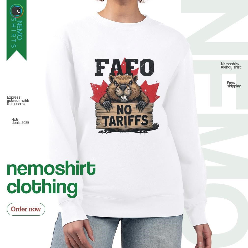 Canada Beaver FAFO no tariffs - Adult & Kids T-Shirts, Sweatshirts & Hoodies apparel design preview 4