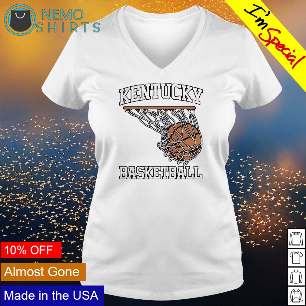 Kentucky Basketball hoop swoosh - Adult & Kids T-Shirts, Sweatshirts & Hoodies apparel design preview 5