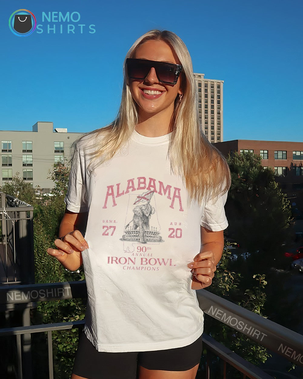 Alabama Crimson Tide Iron Bowl champions 90th annual - Adult & Kids T-Shirts, Sweatshirts & Hoodies apparel design preview 6