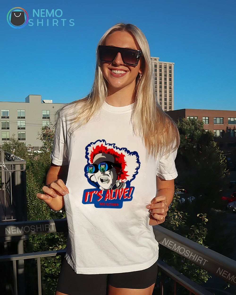 It's alive Red October Philadelphia Phillies - Adult & Kids T-Shirts, Sweatshirts & Hoodies apparel design preview 6