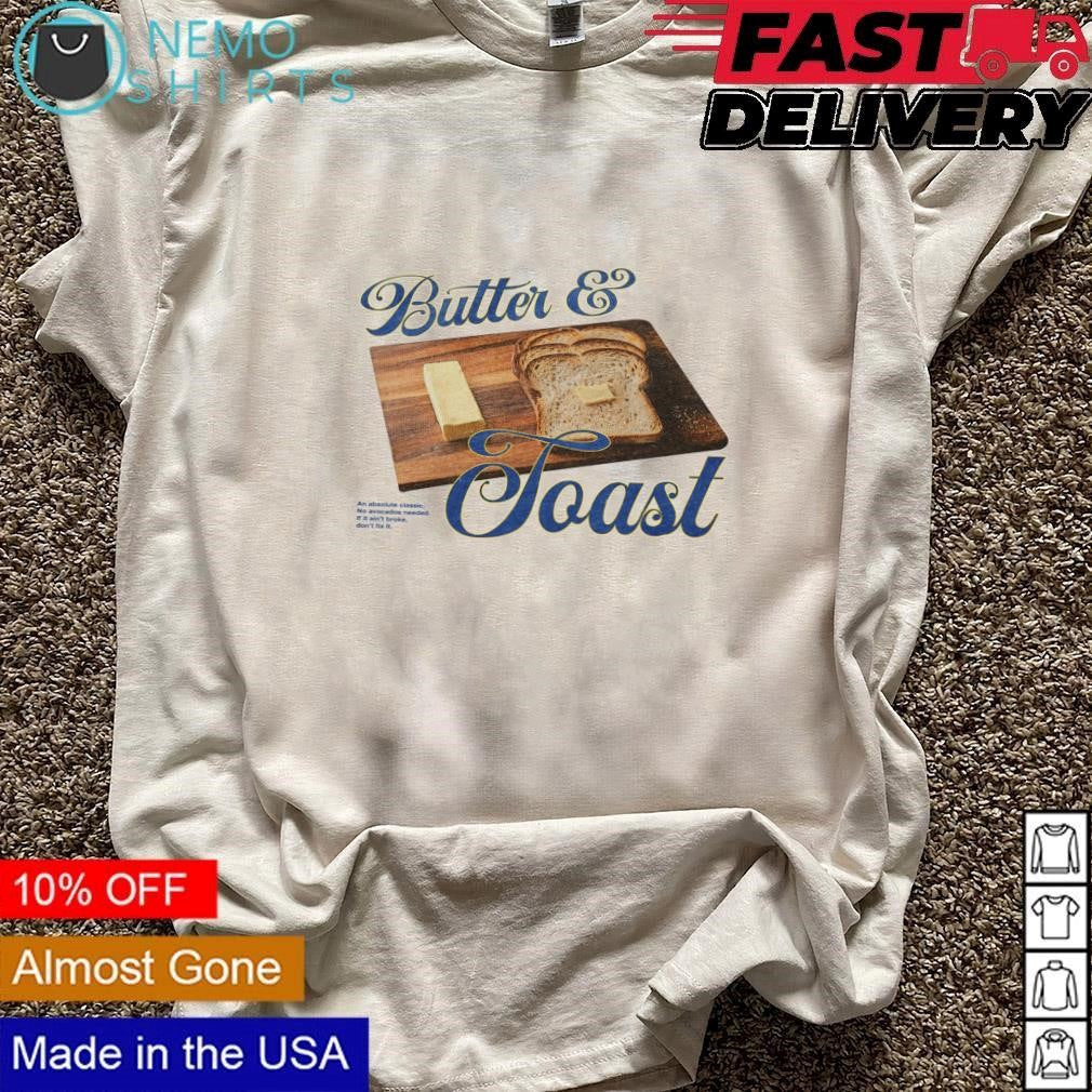 Toast and butter an absolute classic - Adult & Kids T-Shirts, Sweatshirts & Hoodies apparel design preview 3
