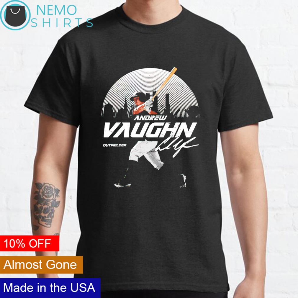 Chicago Baseball Andrew Vaughn outfielder signature - Adult & Kids T-Shirts, Sweatshirts & Hoodies apparel design preview 1