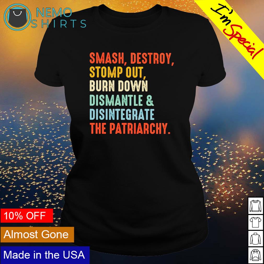 Smash destroy stomp out born down - Adult & Kids T-Shirts, Sweatshirts & Hoodies apparel design preview 3