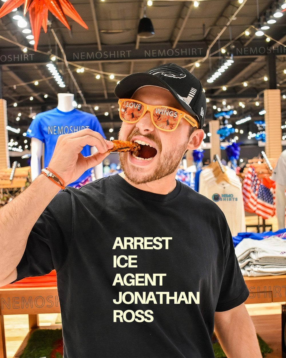 Arrest ICE agent Jonathan Ross - Adult & Kids T-Shirts, Sweatshirts & Hoodies product image 1