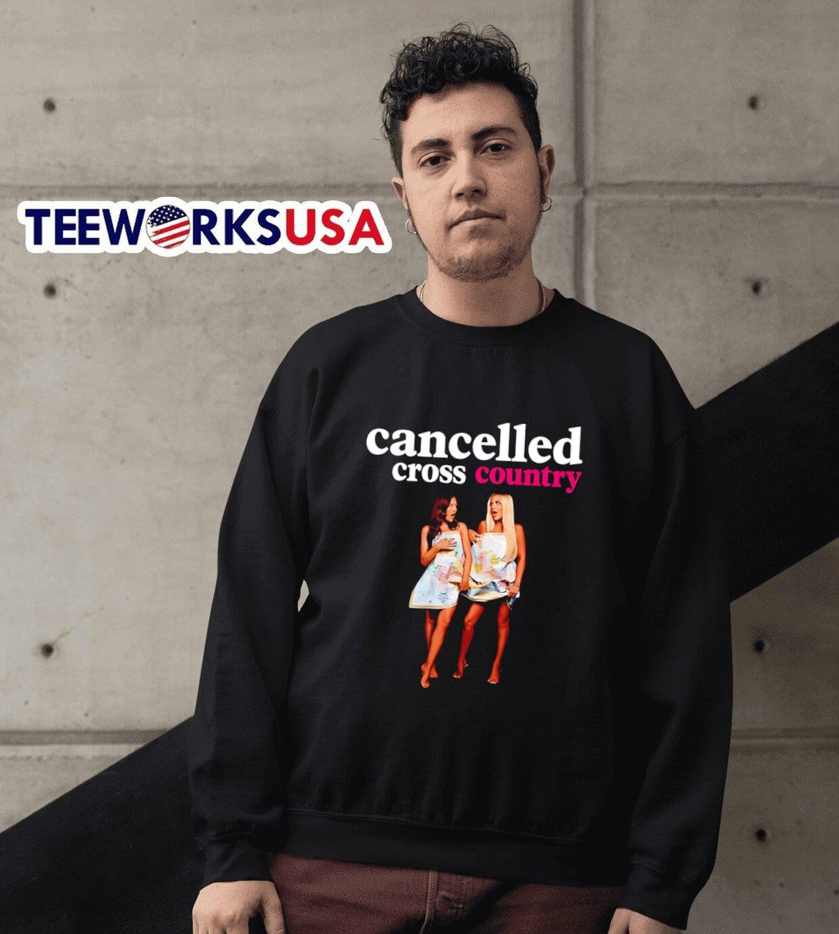 Cancelled Cross Country Spring '24 Tour - Adult & Kids T-Shirts, Sweatshirts & Hoodies apparel design preview 3