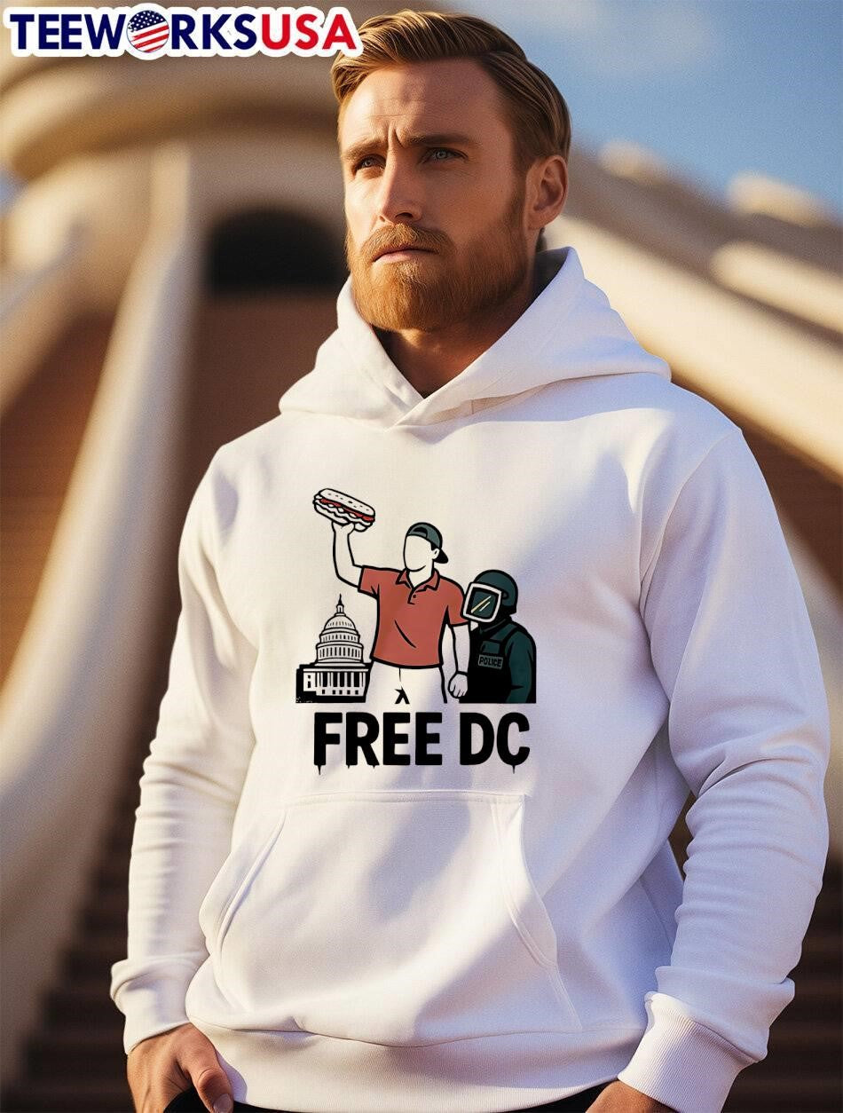 Free DC Sandwich Guy - Adult & Kids T-Shirts, Sweatshirts & Hoodies apparel design preview 2
