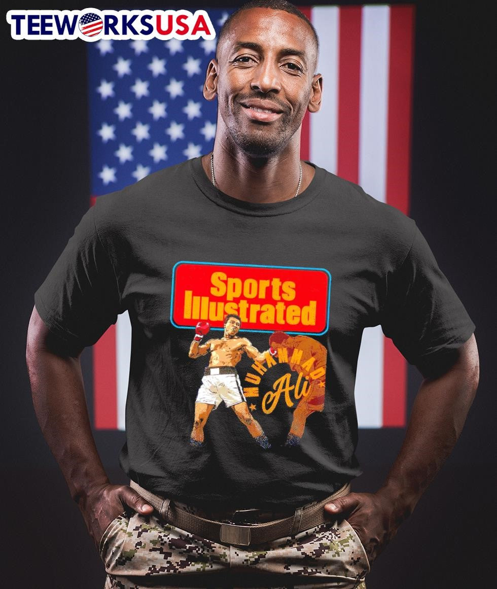 Muhammad Ali sports illustrated uppercut - Adult & Kids T-Shirts, Sweatshirts & Hoodies apparel design preview 1