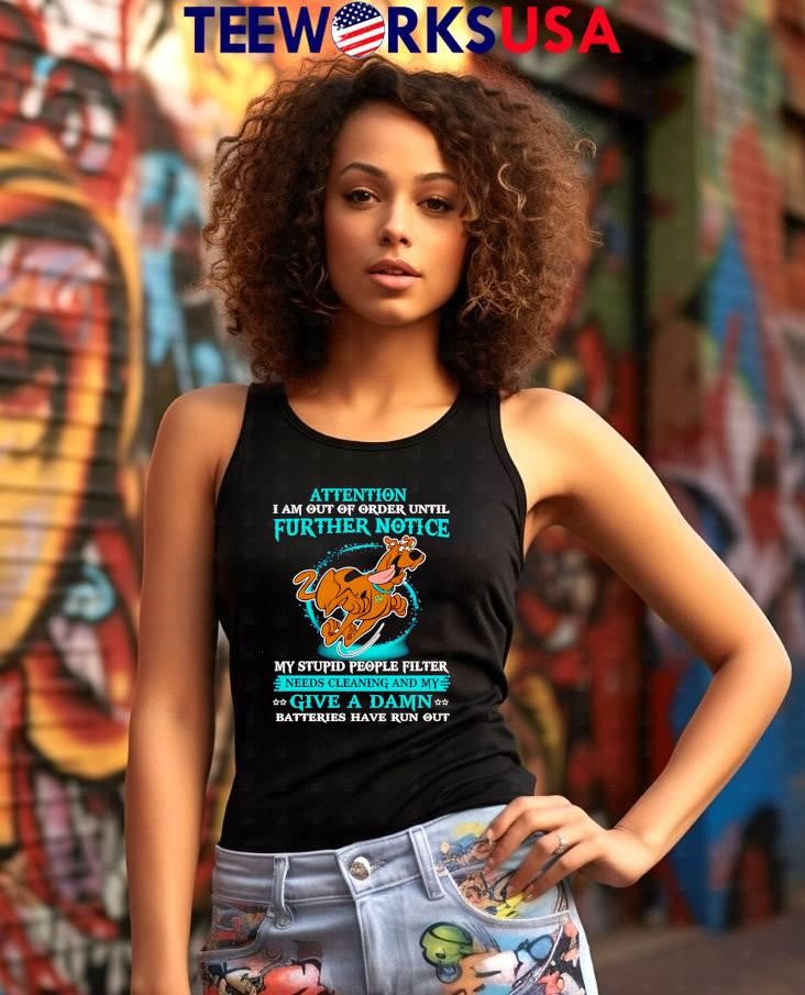 Scooby-Doo Attention I Am Out Of Order Until Further - Adult & Kids T-Shirts, Sweatshirts & Hoodies apparel design preview 7