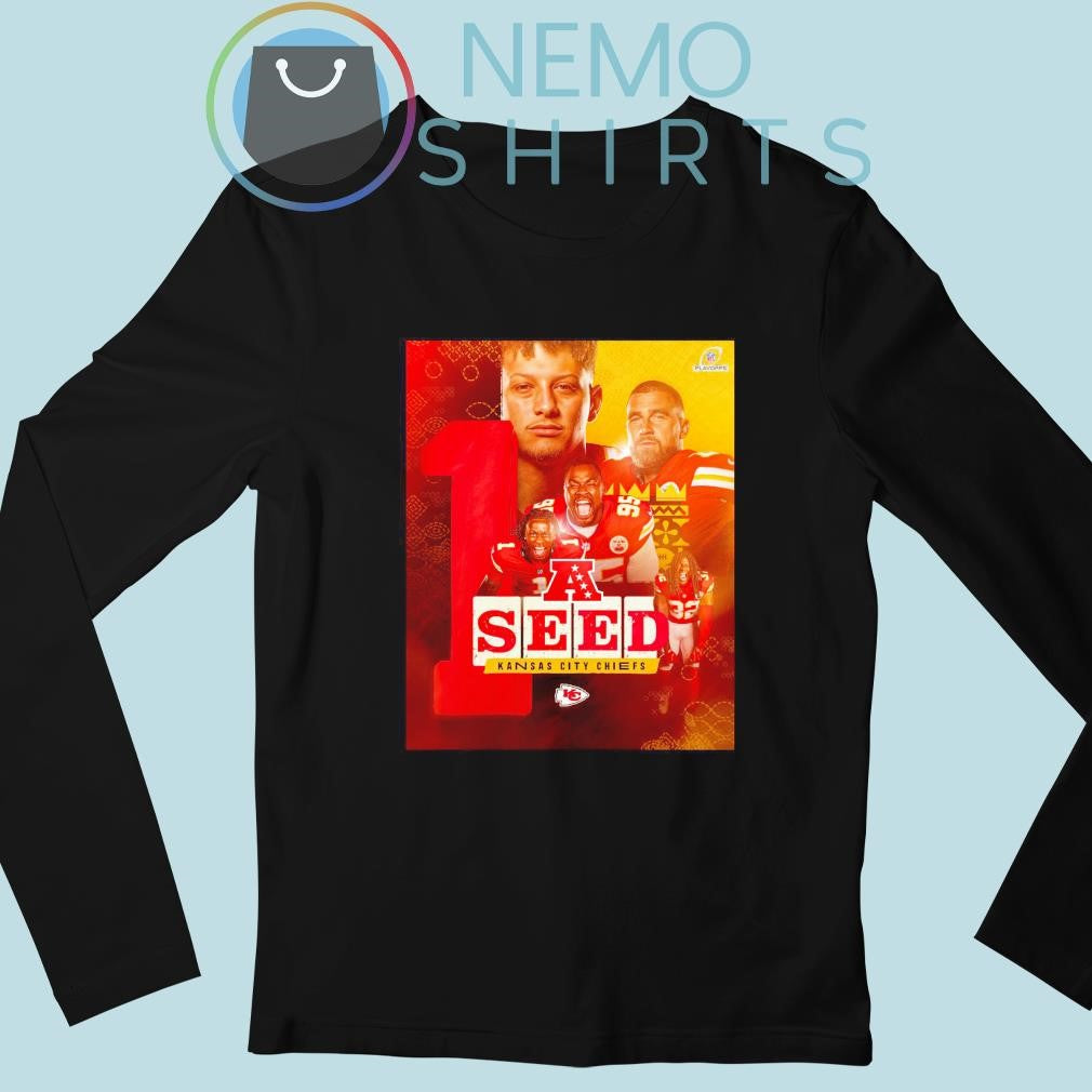 Kansas City Chiefs no 1 AFC Seed - Adult & Kids T-Shirts, Sweatshirts & Hoodies product image 3