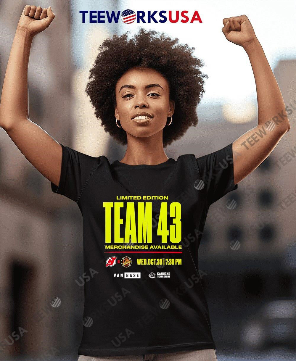 Vancouver Canucks Fire Rescue Team 43 - Adult & Kids T-Shirts, Sweatshirts & Hoodies apparel design preview 7