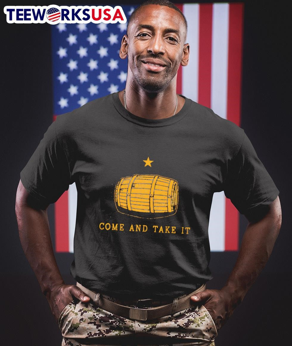 Come and take it barrel - Adult & Kids T-Shirts, Sweatshirts & Hoodies apparel design preview 1