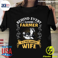 Behind Every Good Farmer Wife - Adult & Kids T-Shirts, Sweatshirts & Hoodies apparel design preview 1