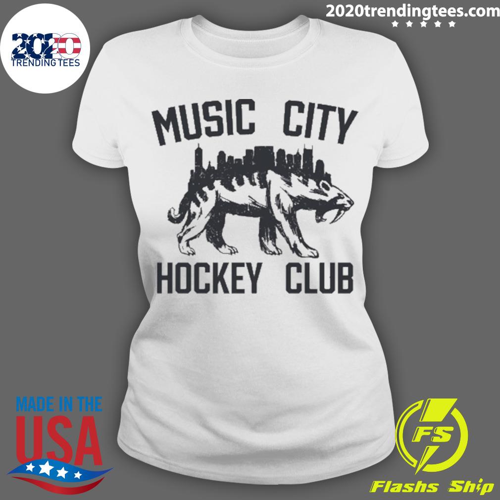 Best music City Hockey Club - Adult & Kids T-Shirts, Sweatshirts & Hoodies apparel design preview 3