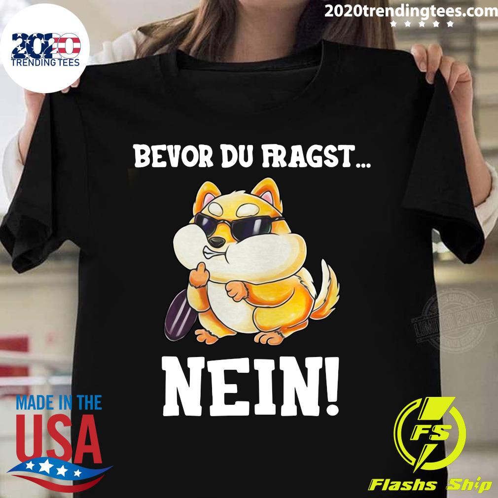 Bevor Du Fragst Nein Hamster - Adult & Kids T-Shirts, Sweatshirts & Hoodies apparel design preview 1
