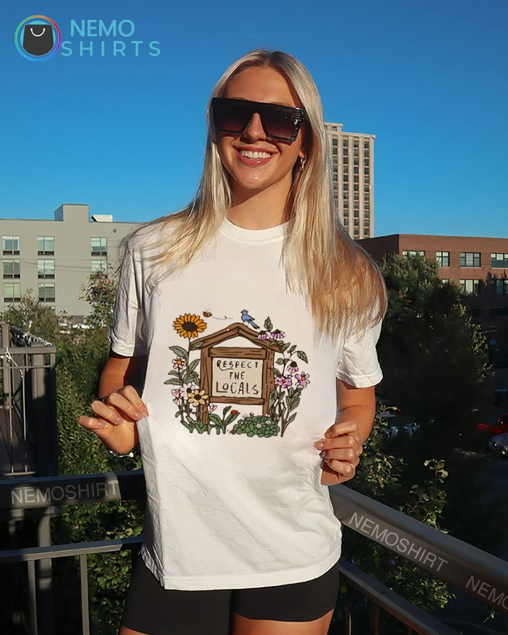 Respect the locals flower - Adult & Kids T-Shirts, Sweatshirts & Hoodies product image 4