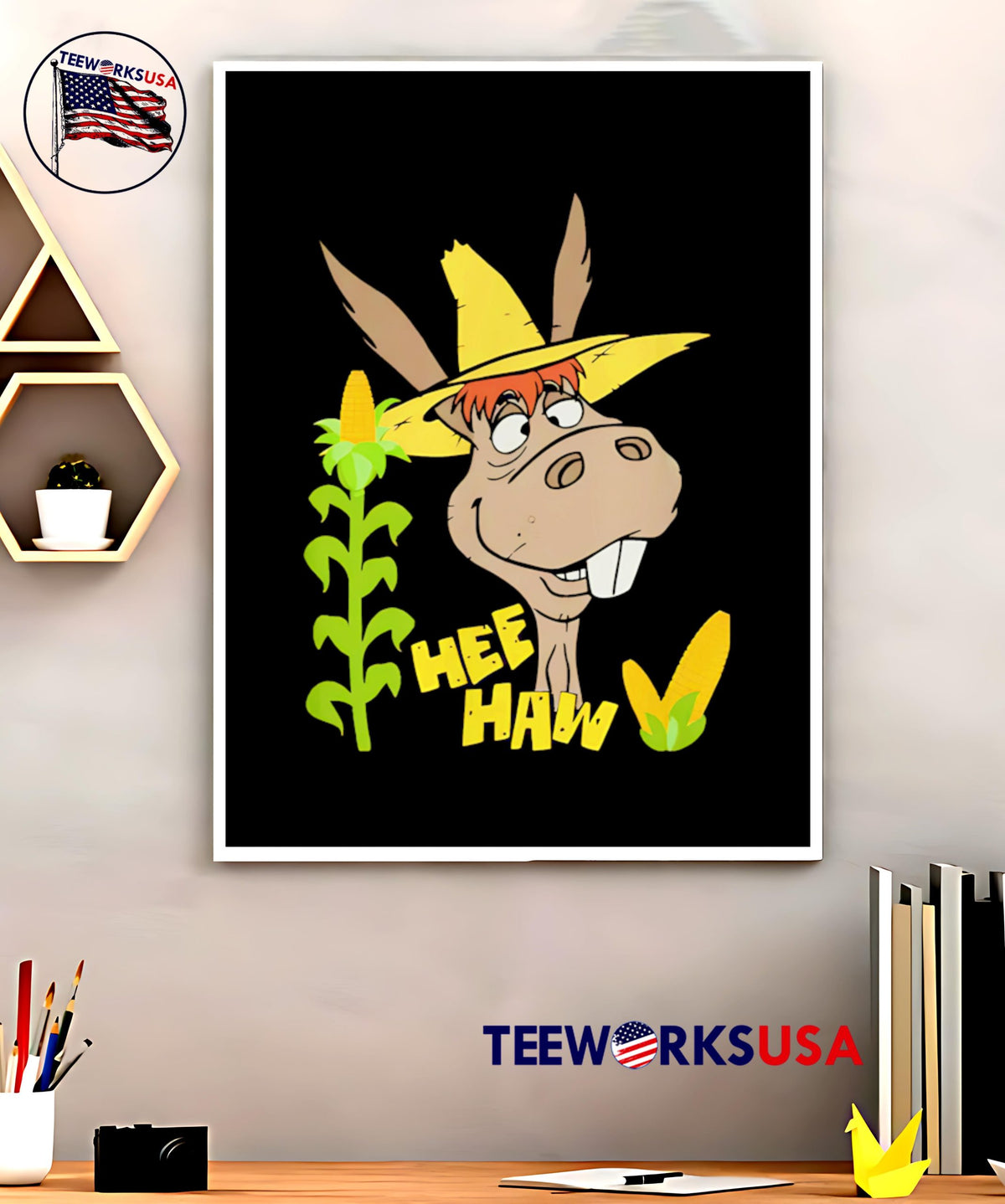 Hee Haw Donkey Vintage Classic - Adult & Kids T-Shirts, Sweatshirts & Hoodies apparel design preview 5
