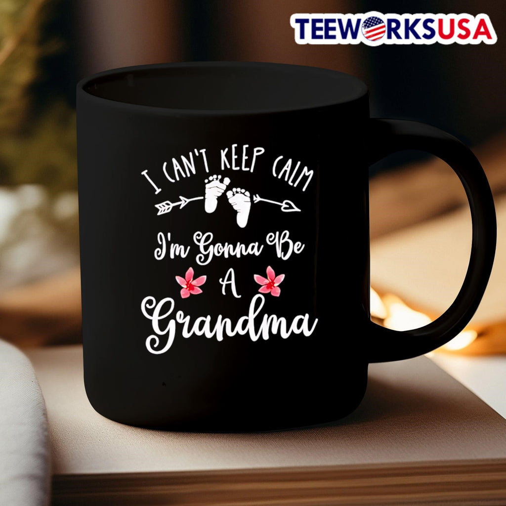 I Can't Keep Calm I'm Gonna Be A Grandma - Adult & Kids T-Shirts, Sweatshirts & Hoodies apparel design preview 3
