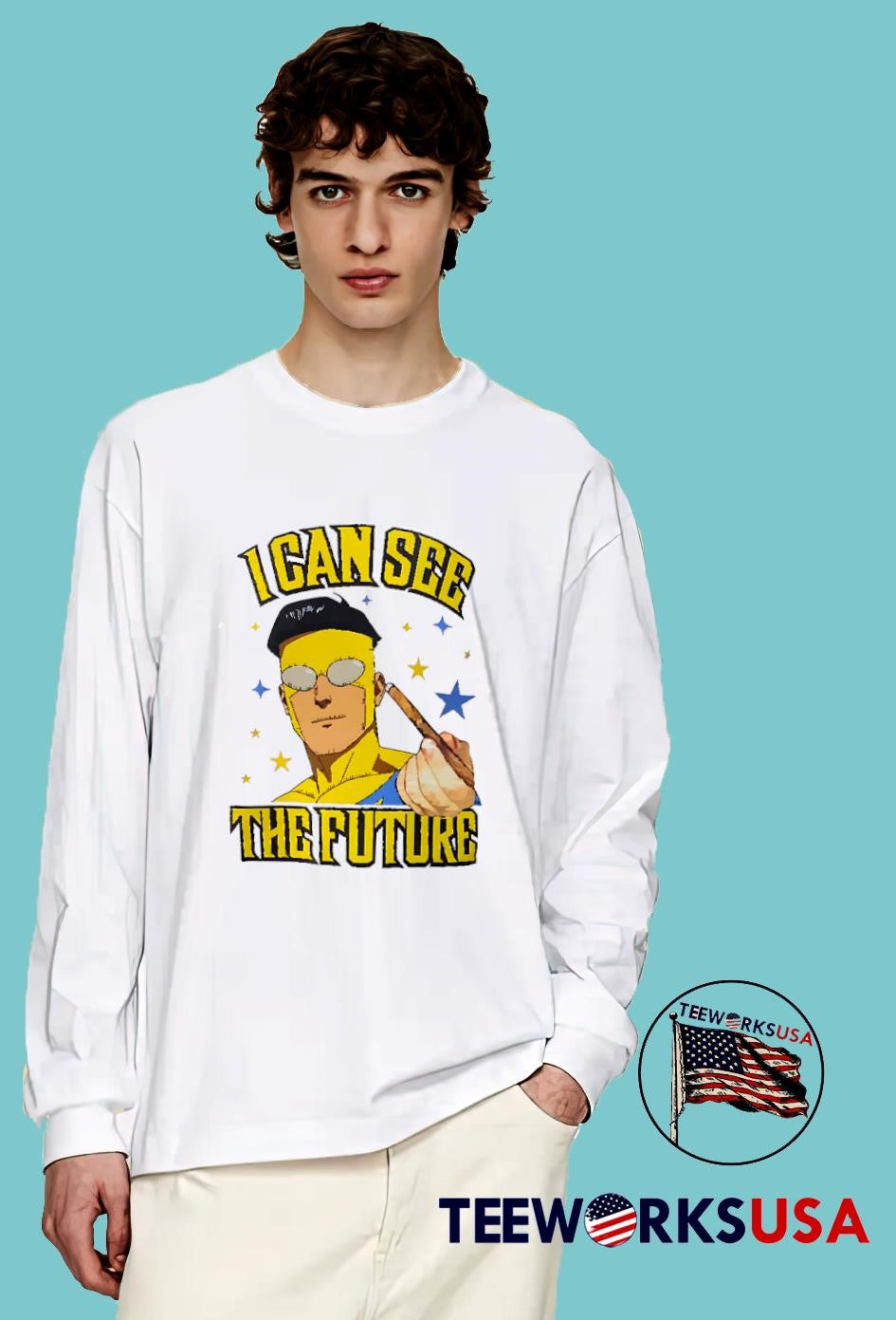 Invincible I Can See The Future - Adult & Kids T-Shirts, Sweatshirts & Hoodies apparel design preview 4