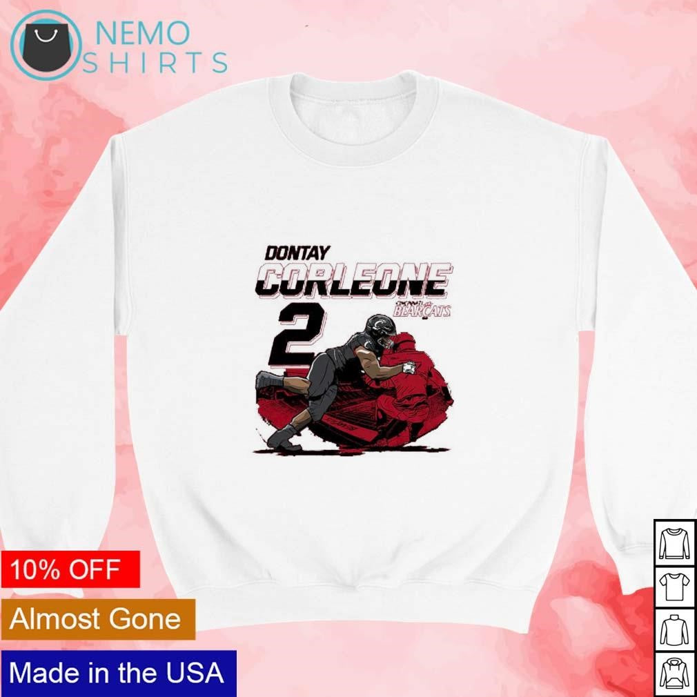 Dontay Corleone no 2 Cincinnati Bearcats stadium - Adult & Kids T-Shirts, Sweatshirts & Hoodies apparel design preview 3
