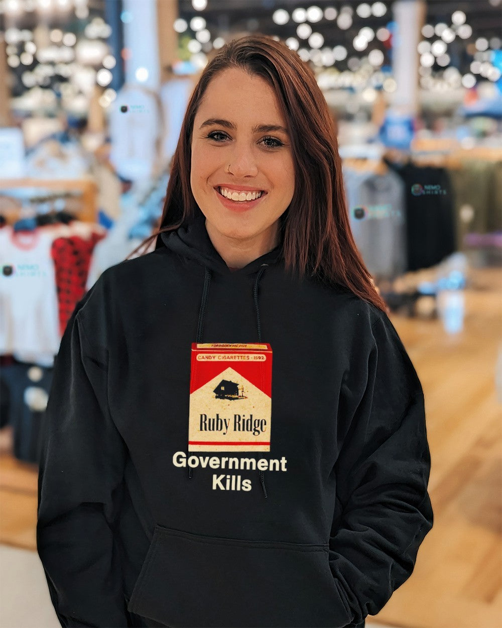 Government kills ruby ridge - Adult & Kids T-Shirts, Sweatshirts & Hoodies apparel design preview 5