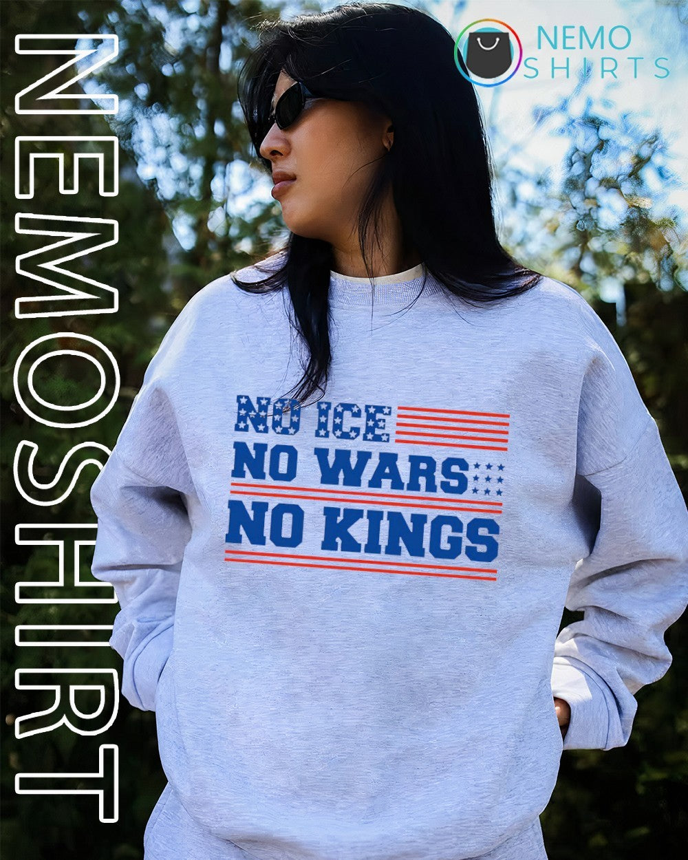 Unisex No ICE wars kings For Sale Ships Free - Adult & Kids T-Shirts, Sweatshirts & Hoodies apparel design preview 2