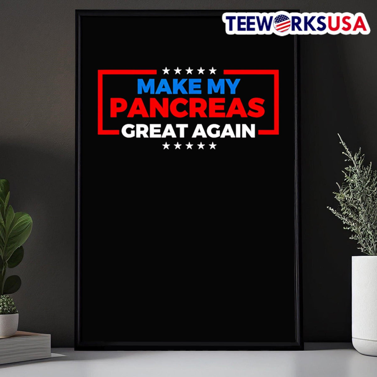 Make My Pancreas Great Again Diabetes - Adult & Kids T-Shirts, Sweatshirts & Hoodies apparel design preview 5