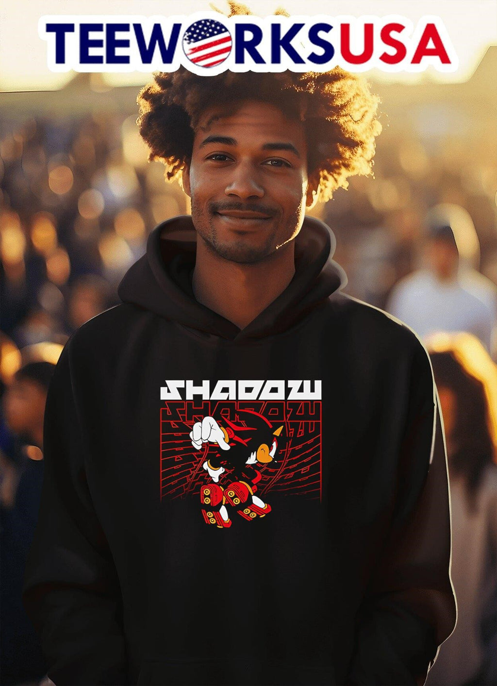 Cospa Sonic The Hedgehog Shadow - Adult & Kids T-Shirts, Sweatshirts & Hoodies apparel design preview 2