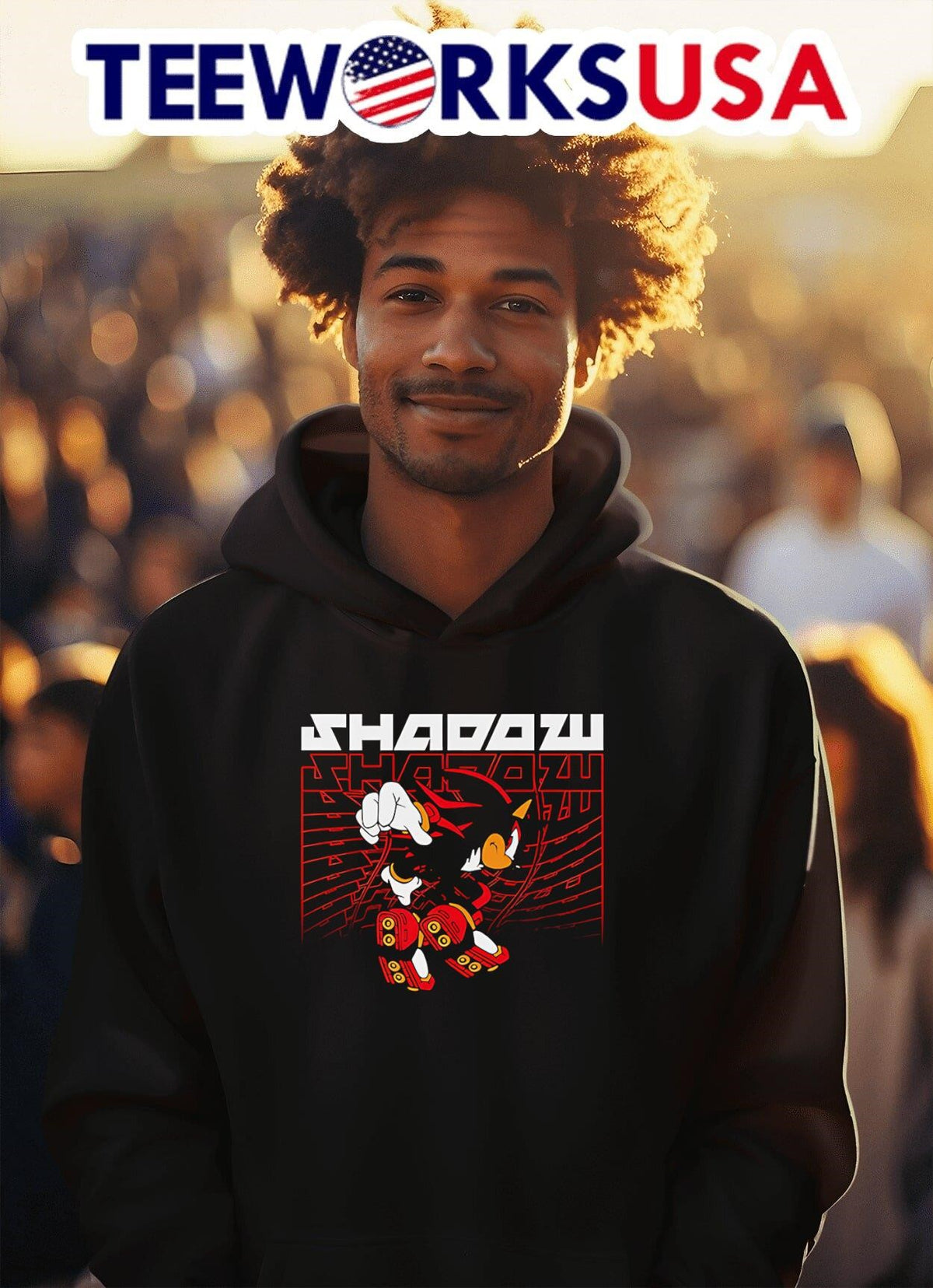 Cospa Sonic The Hedgehog Shadow - Adult & Kids T-Shirts, Sweatshirts & Hoodies apparel design preview 2