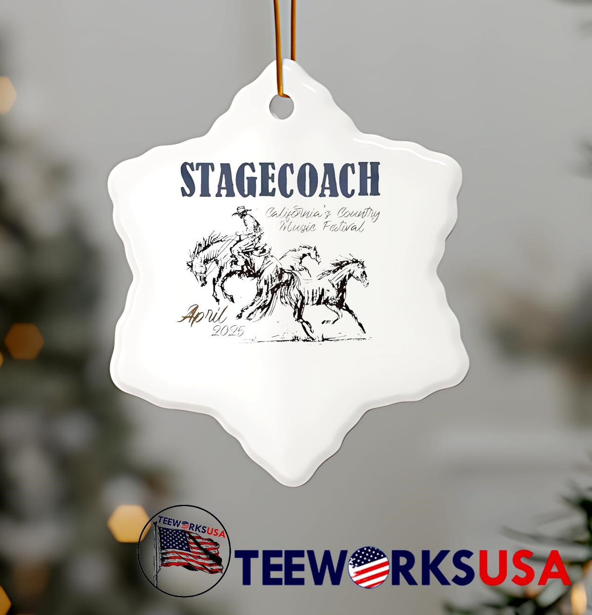 Country vibes at stagecoach 2025 with this cool - Adult & Kids T-Shirts, Sweatshirts & Hoodies apparel design preview 7
