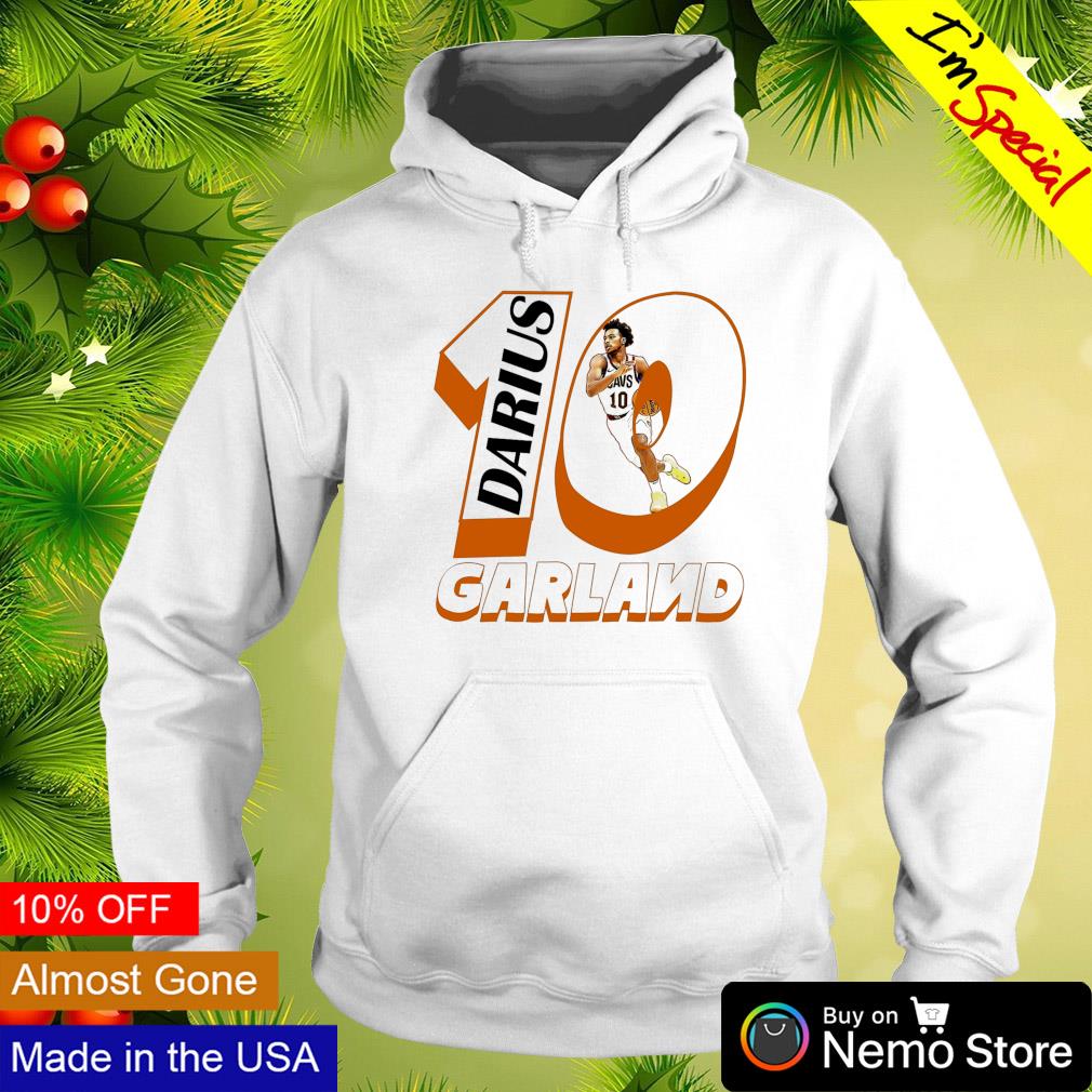 Darius Garland number 10 Cleveland Cavaliers - Adult & Kids T-Shirts, Sweatshirts & Hoodies apparel design preview 2