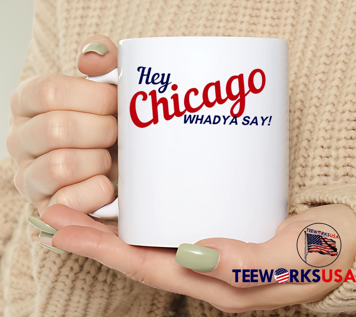 Hey Chicago whaddya say - Adult & Kids T-Shirts, Sweatshirts & Hoodies apparel design preview 6