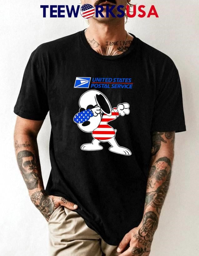 USPS Snoopy Dabbing - Adult & Kids T-Shirts, Sweatshirts & Hoodies apparel design preview 1
