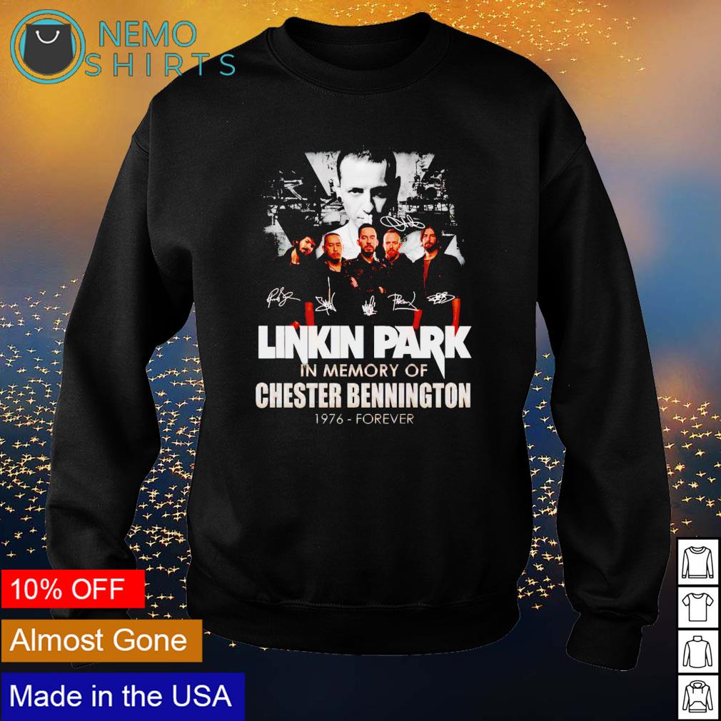 Linkin Park in memory of Chester Bennington 1976 - Adult & Kids T-Shirts, Sweatshirts & Hoodies apparel design preview 4
