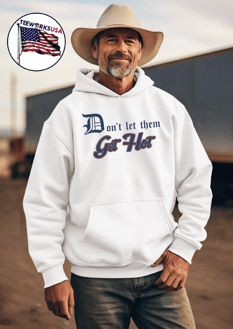 Don't let them get hot Detroit Tigers - Adult & Kids T-Shirts, Sweatshirts & Hoodies apparel design preview 2
