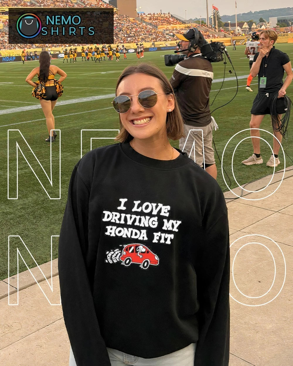 Snoopy I love driving my honda fit - Adult & Kids T-Shirts, Sweatshirts & Hoodies apparel design preview 6