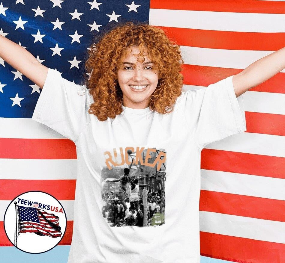 Rucker Park x SLAM photo - Adult & Kids T-Shirts, Sweatshirts & Hoodies apparel design preview 4