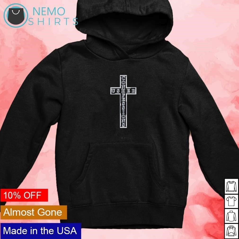 Usher Confessions cross - Adult & Kids T-Shirts, Sweatshirts & Hoodies apparel design preview 2