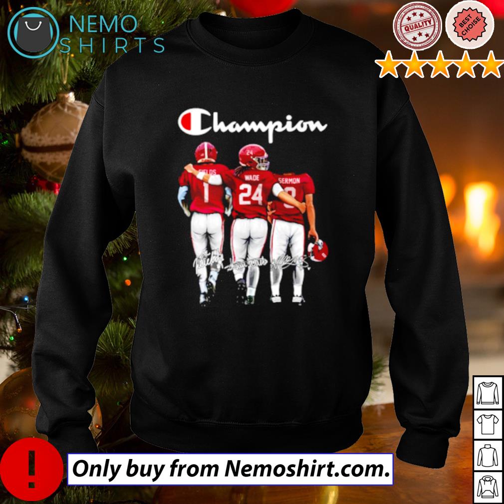 Ohio State Buckeyes champion Fields Wade Sermon - Adult & Kids T-Shirts, Sweatshirts & Hoodies apparel design preview 4