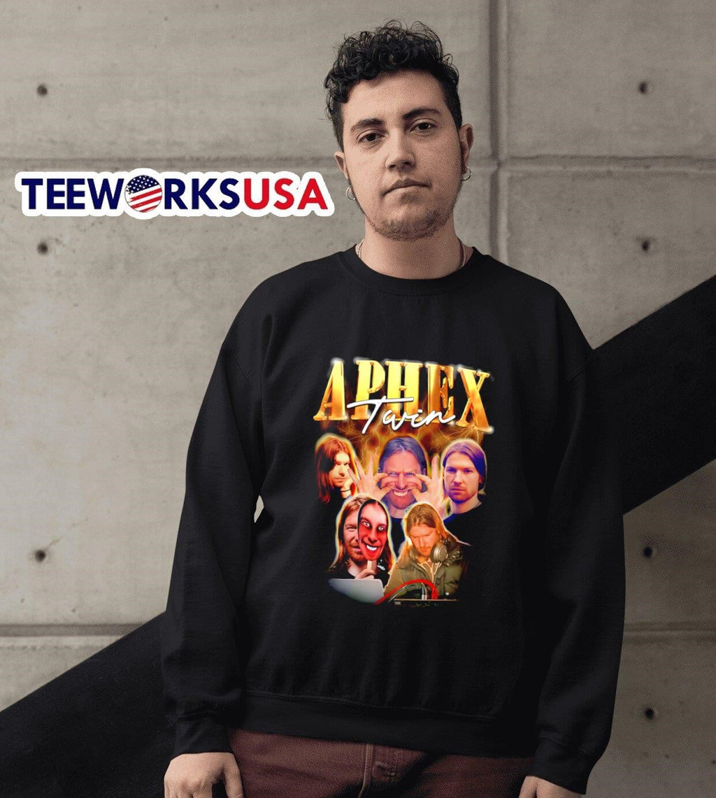 Aphex Twin Chris Cunningham bootleg - Adult & Kids T-Shirts, Sweatshirts & Hoodies apparel design preview 6