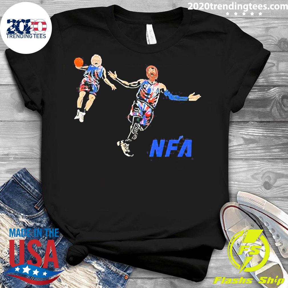 Big Cat Nfa Jerry And Brent Dunk - Adult & Kids T-Shirts, Sweatshirts & Hoodies apparel design preview 3