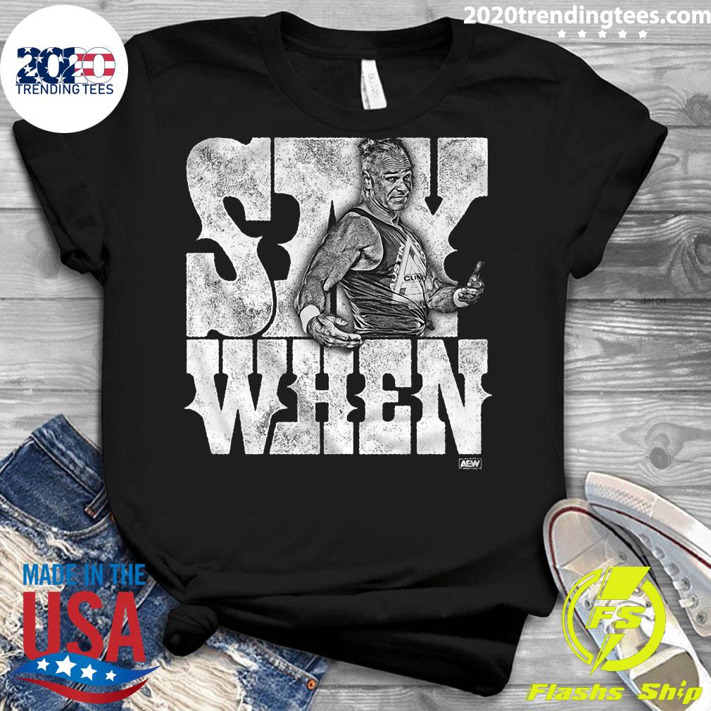 Billy Gunn say when - Adult & Kids T-Shirts, Sweatshirts & Hoodies apparel design preview 3